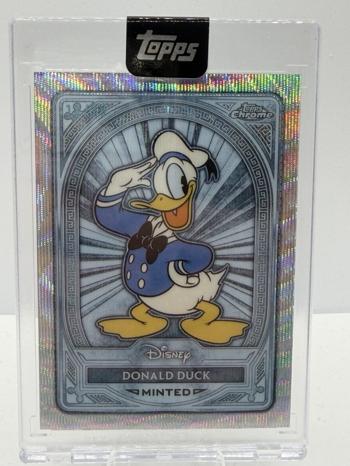 2025 TOPPS CHROME DISNEY MINTED DONALD DUCK 12/25  #113