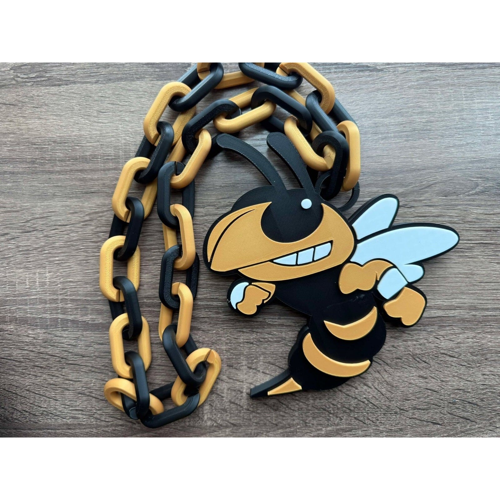 Georgia Tech Yellow Jackets V2 Oversized Necklace, Hype Chain [Made To Order]