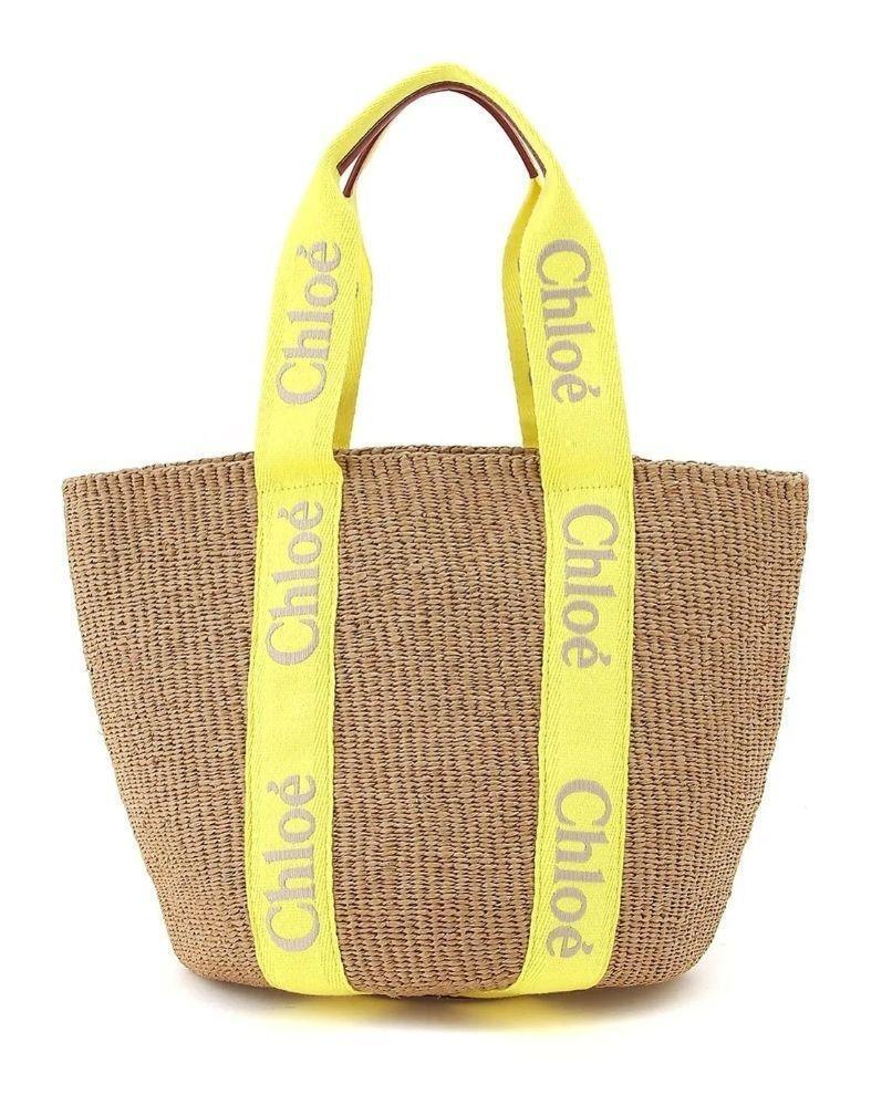 Chloe Basket Tote Bag Yellow