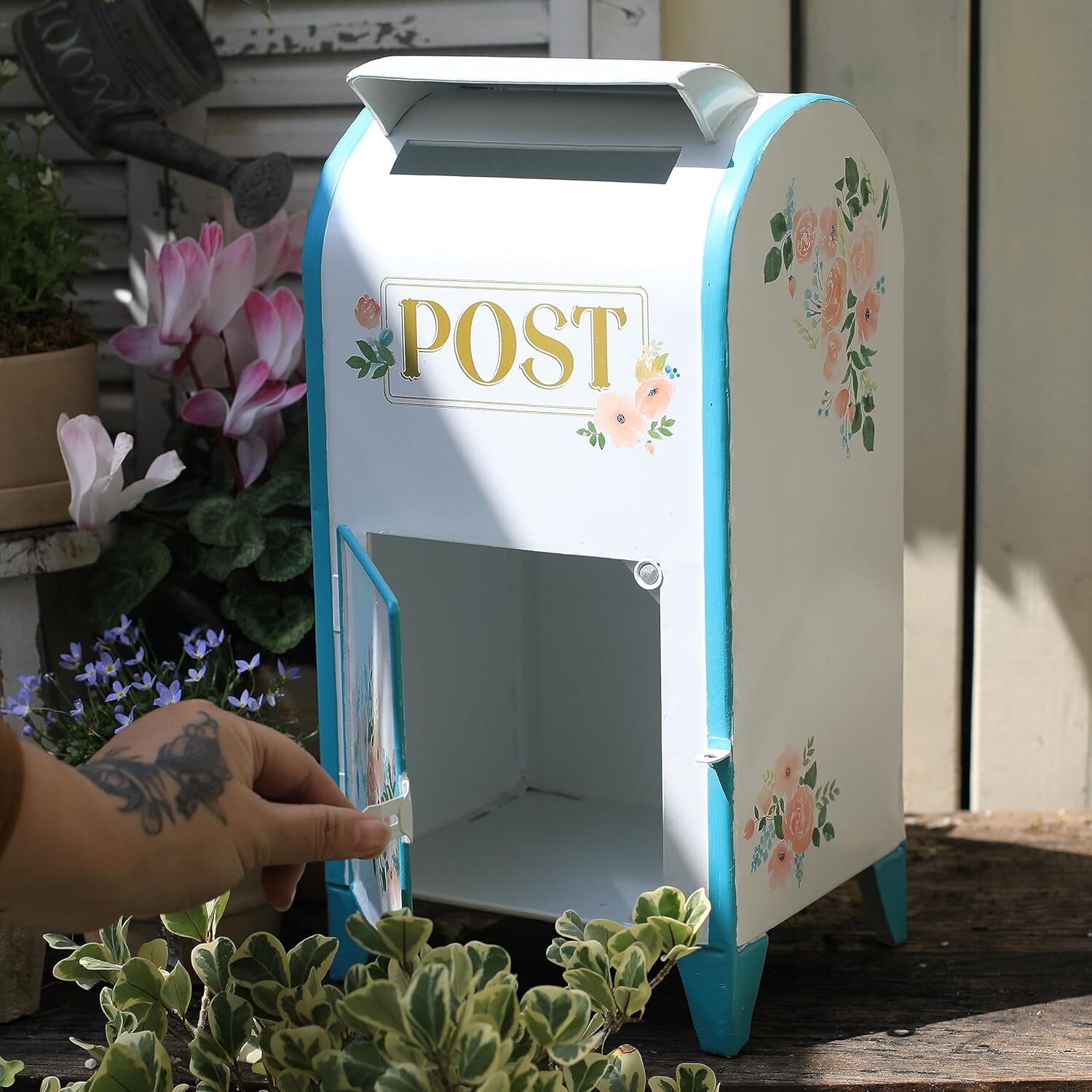 Vintage Wedding Post Box  Mailbox Card Box Table Decoration
