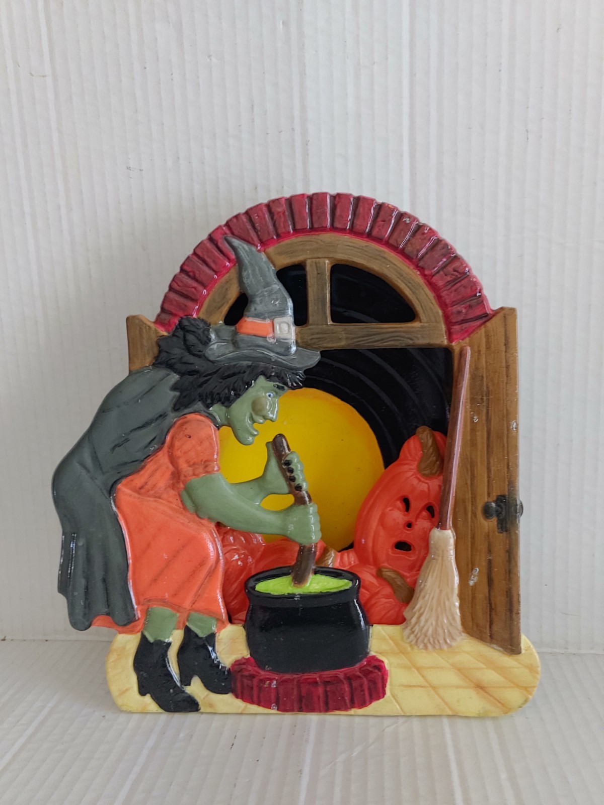 Halloween Vintage 1988 Tampa Bay Mold Co - Witch Ceramic Decoration
