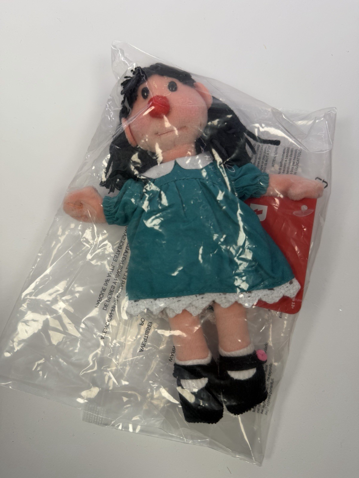 The Big Comfy Couch Plush Keyring Keychain Doll Cartoon Theme Black Teal NEW