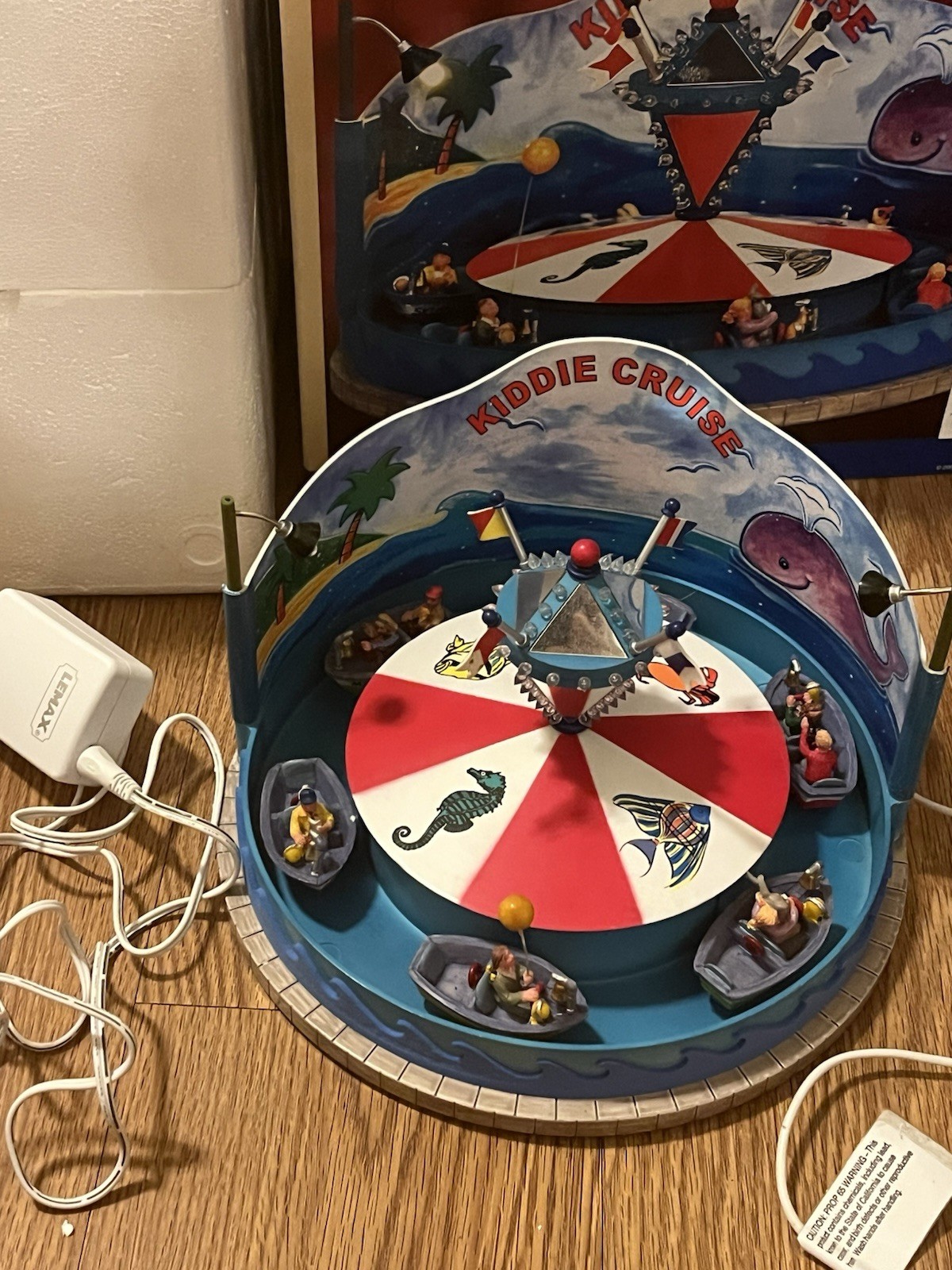 LEMAX Kiddie Cruise Ride 64490 Lighted Christmas Village Collection 64490