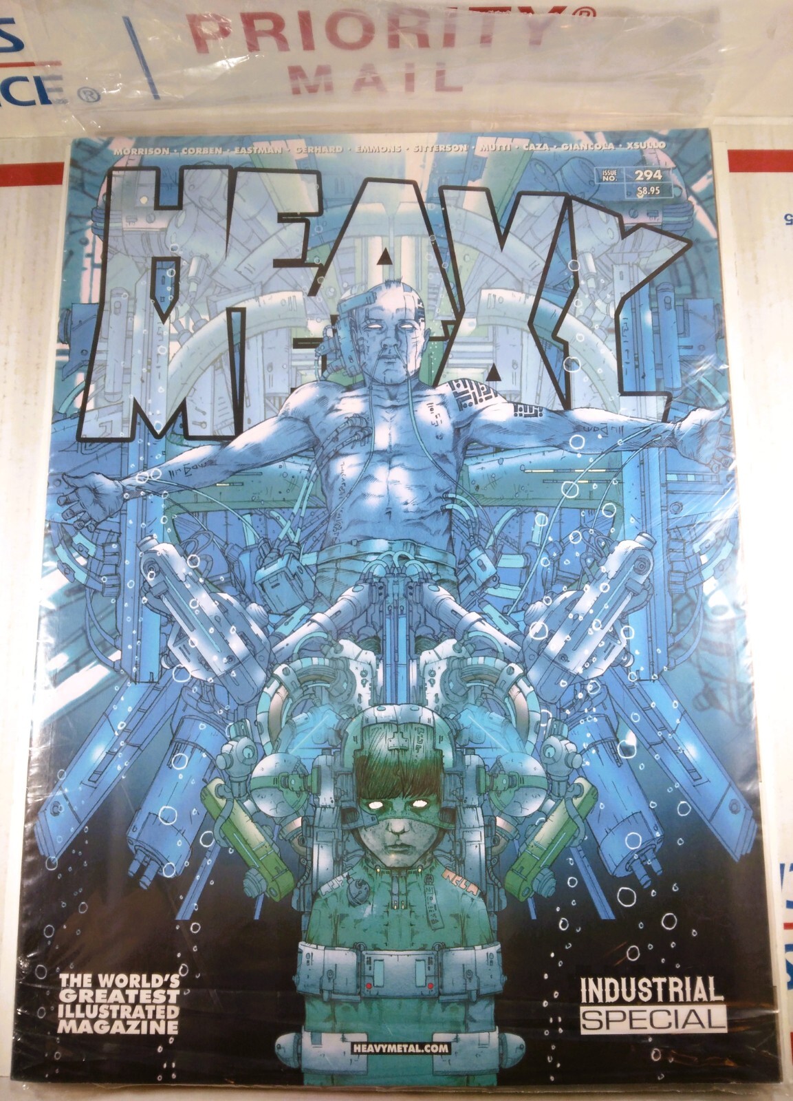 🔴🔥 NM FACTORY-SEALED HEAVY METAL #294 SIMEON ASTON VARIANT 2019 HTF magazine