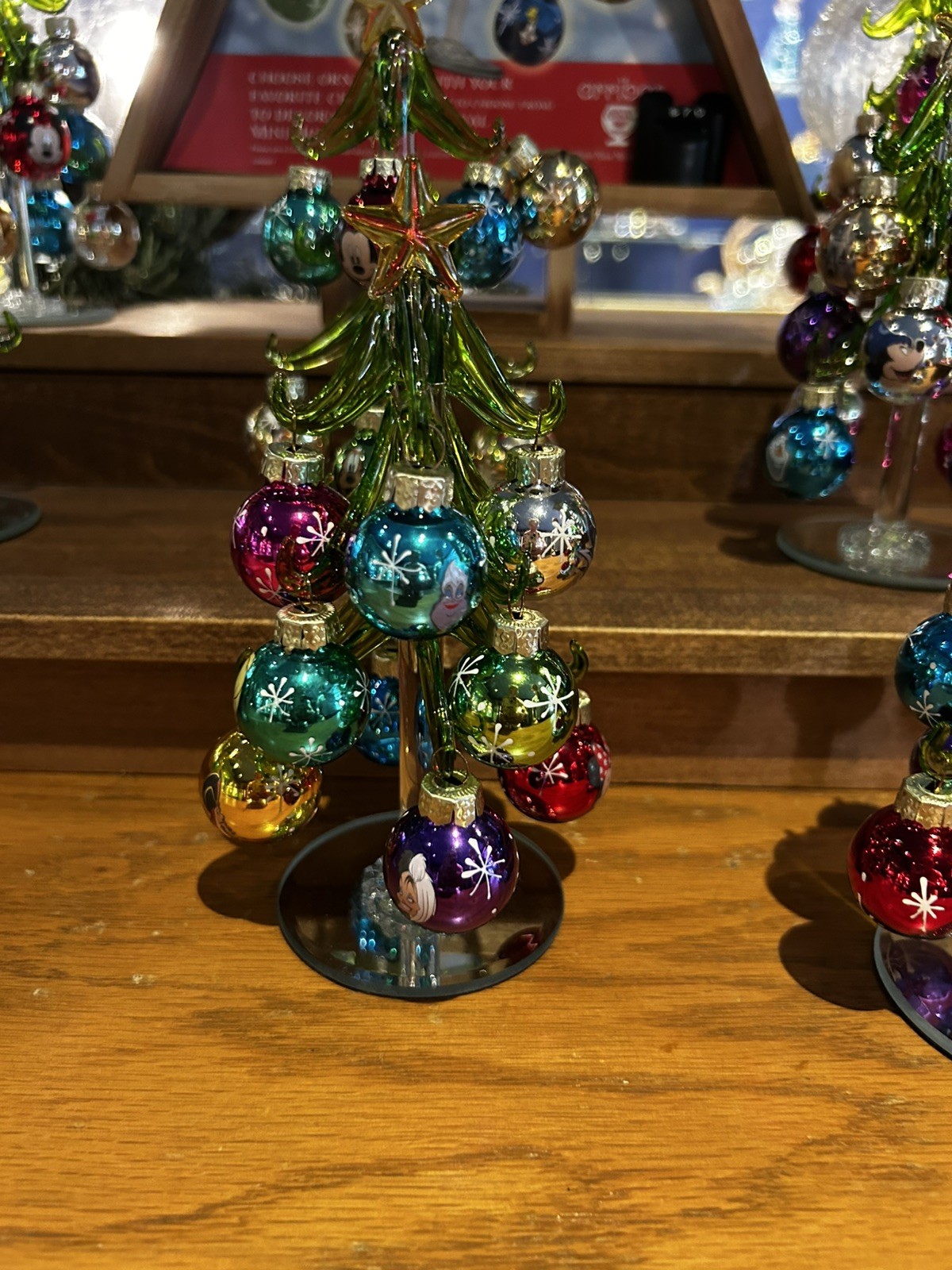 Disney Arribas Brothers Crystal Christmas Tree + 12 Ornaments  in hand new 