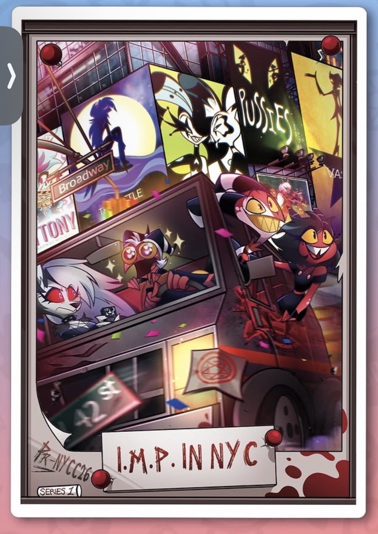 NYCC 2026 Shark Robot Helluva Boss I.M.P In NYC Promo Trading Card Presale
