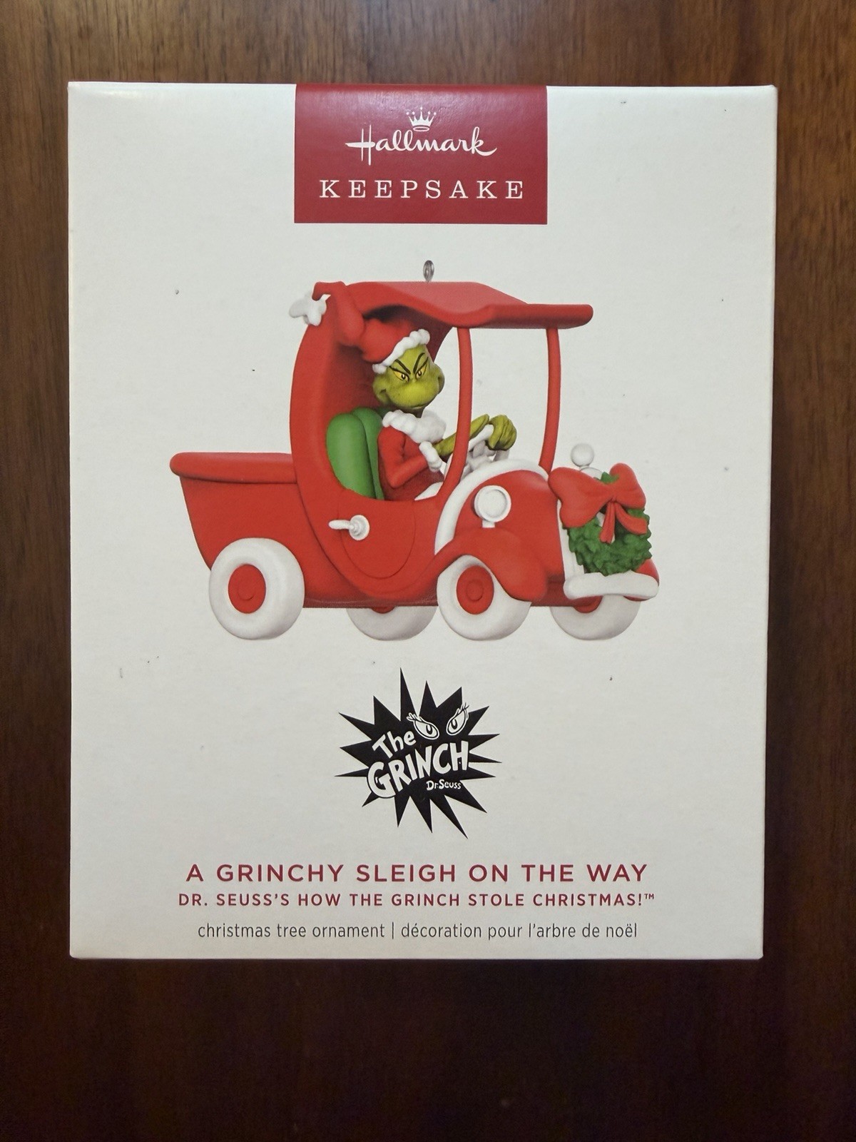 2026 Hallmark Ornament: How The Grinch Stole Christmas A Grinchy Sleigh