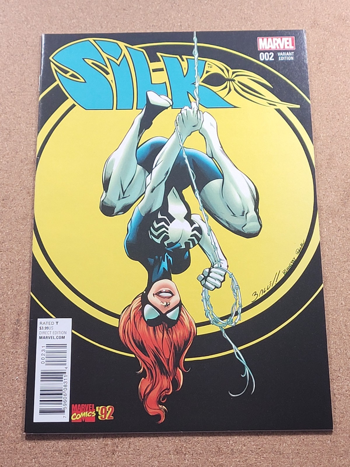 Silk #2 Mark Bagley Variant - Rare 1:20 - Marvel Comics \'92 Variant Near Mint