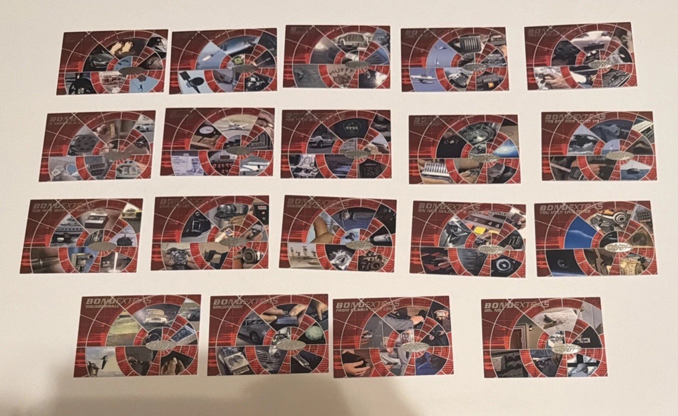 James Bond  - Bondextras      19 Card  Chase Set. BE001-19