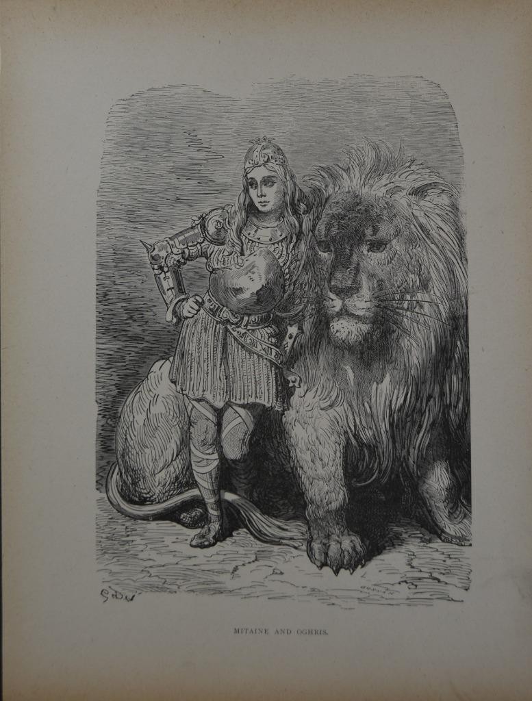 Antique Gustave Dore Croquemitaine Mitaine and Oghris 1880 Art History