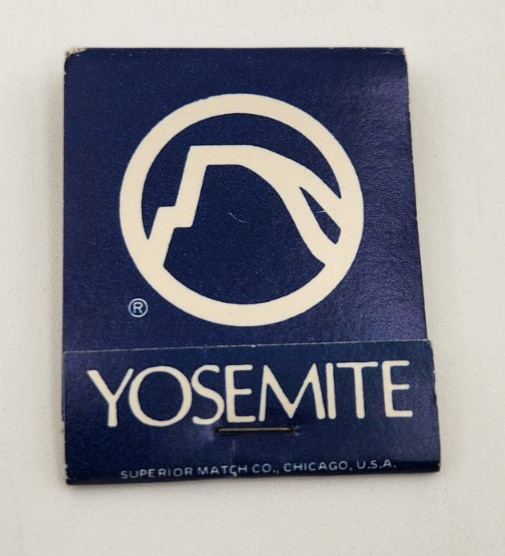 Vintage Yosemite National Park Matchbook | Ahwahnee Curry Village Lodge Ephemera