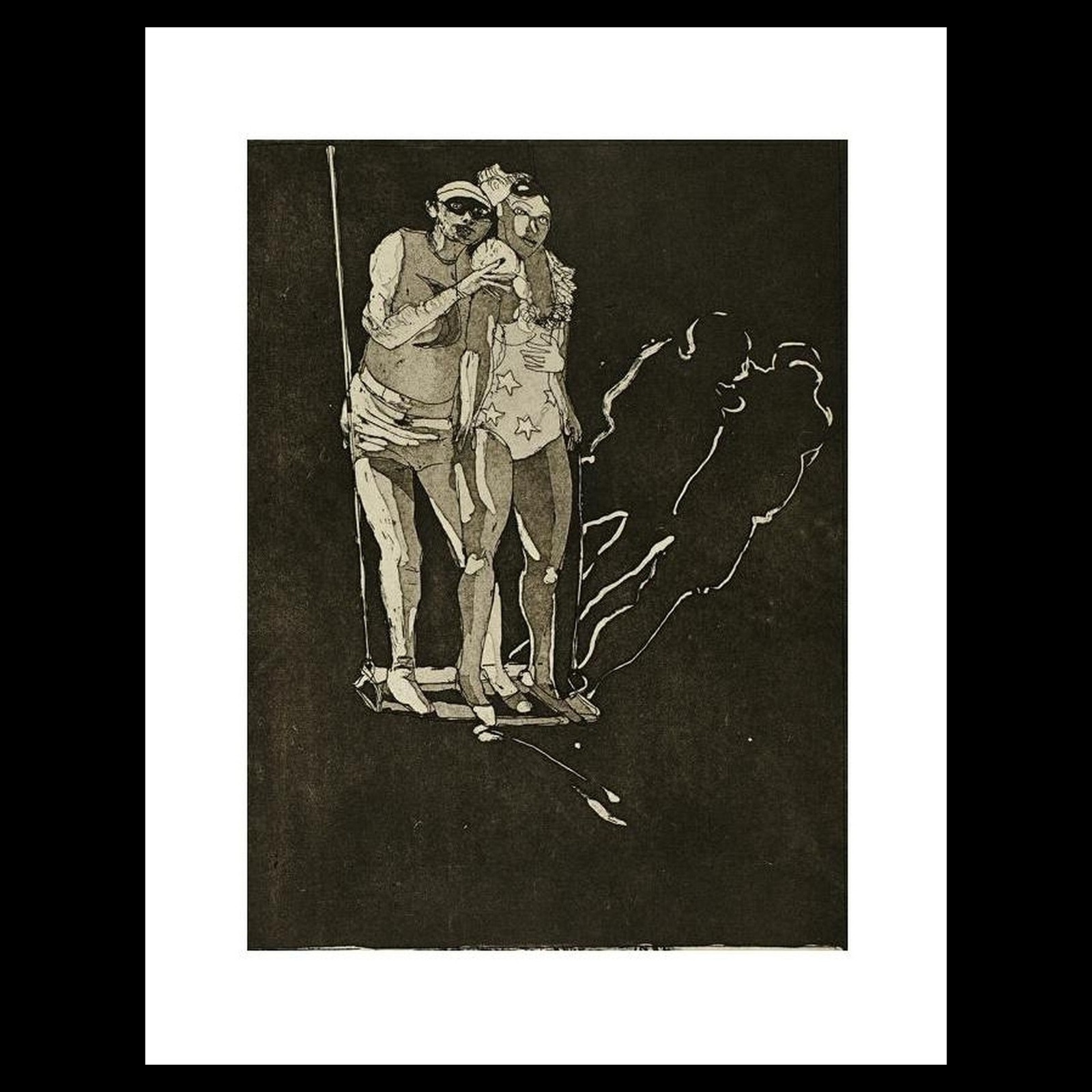 Robert Andrew Parker - The Trapeze Artist (1994) Art Card Print