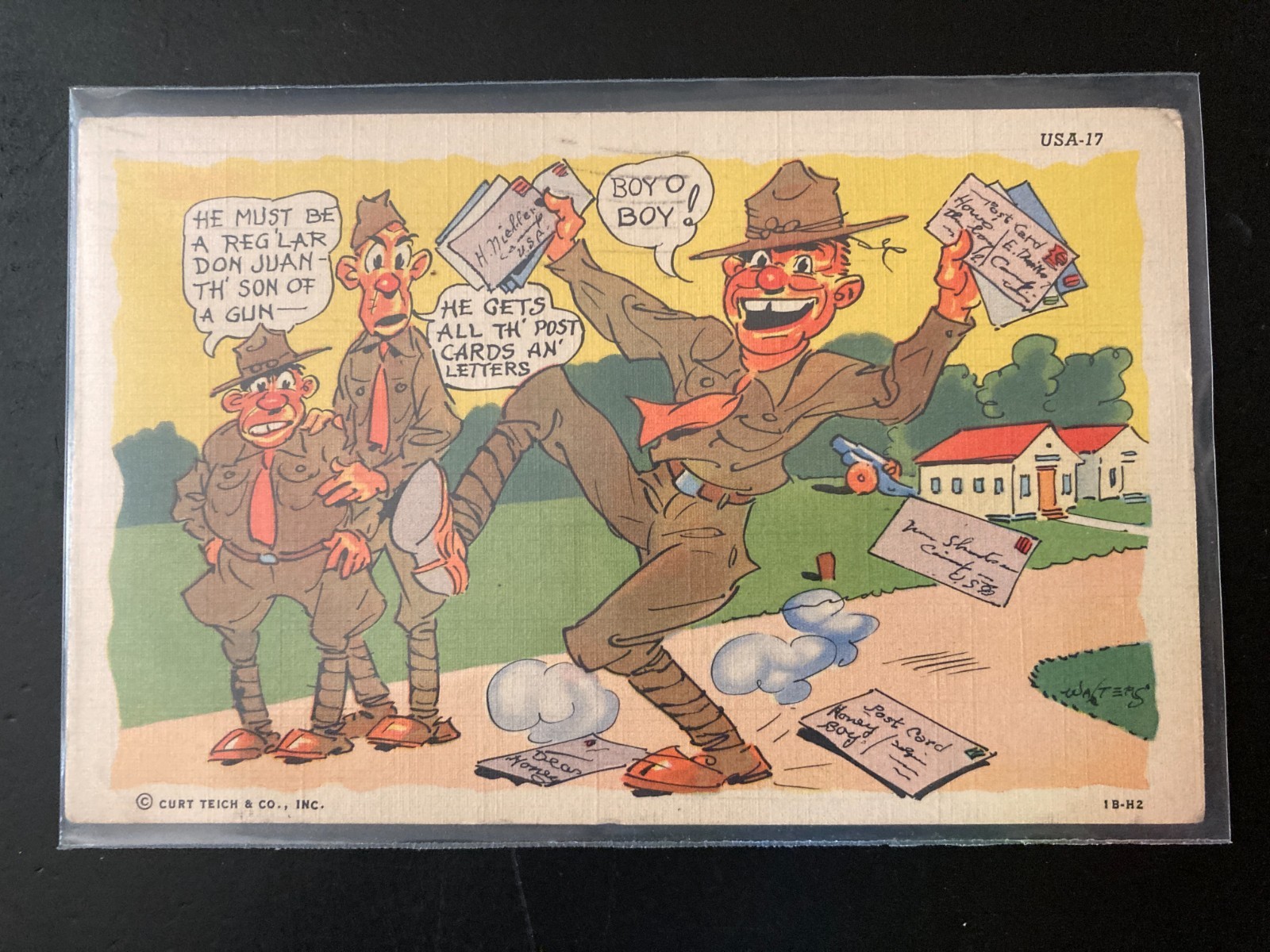 WW1 Used Humorous Post Card \
