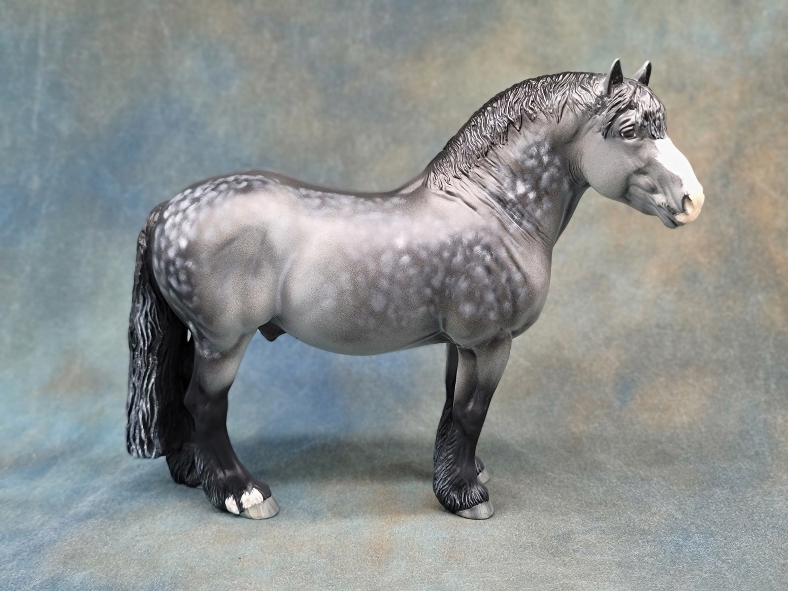 Breyer Traditional GEORG Custom DAPPLE GREY Horse Model POPPET by mawaldees