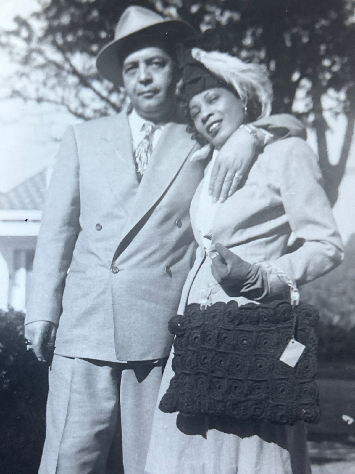 1940s African American Couple Fashion Portrait Black Americana