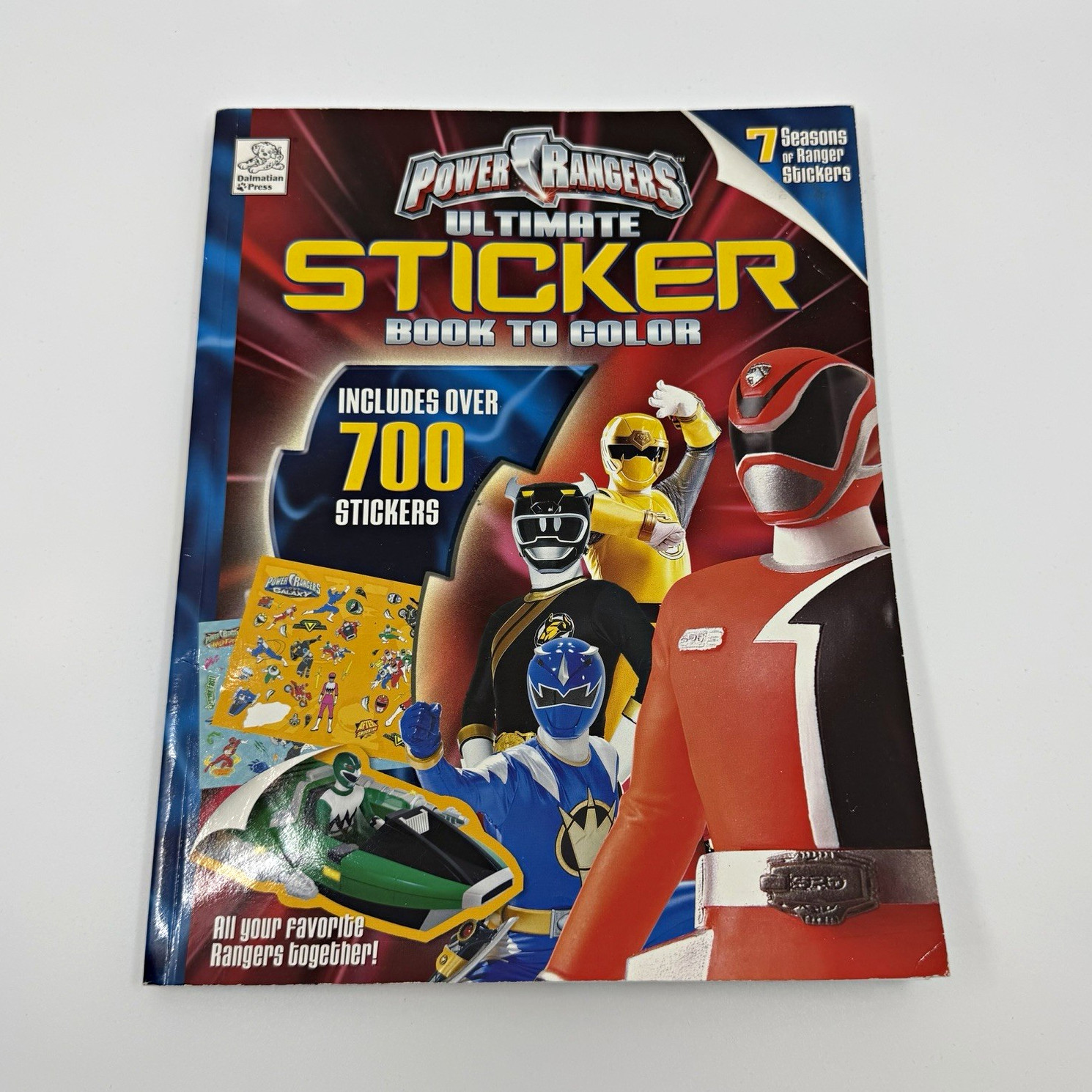 Power Rangers Ultimate Sticker Book to Color Over 700 Stickers Dalmatian 2006