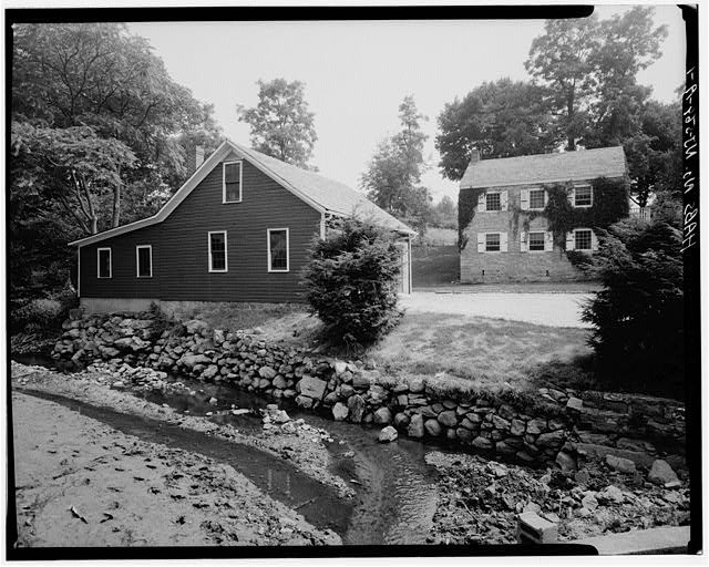 Photo:Hope New Jersey 1930s Moravian Grist Mill Complex Blacksmith Shop