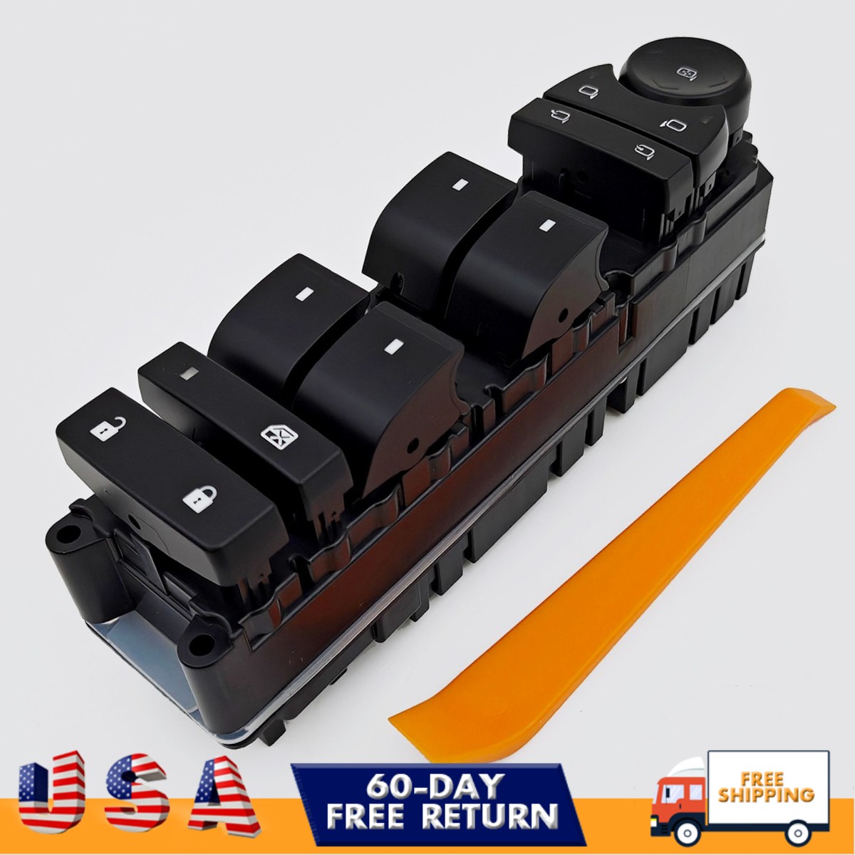 Driver Side Master Power Window Switch Compatible with Chevy Tahoe 20835553AD