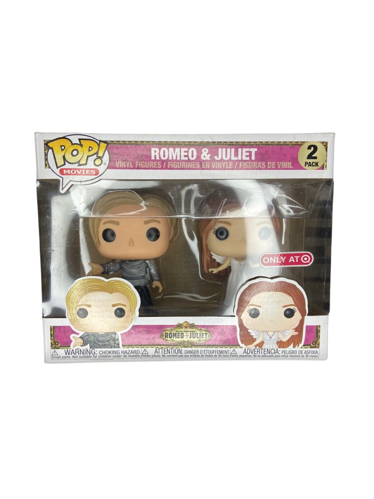 Romeo And Juliet Target Exclusive William Shakespeares Funko Pop 2 Pack