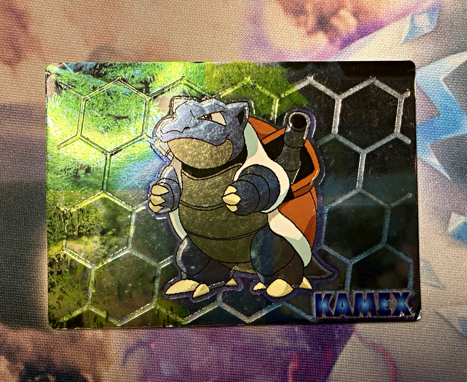 Blastoise Meiji Pokémon Kamex Japanese Embossed 1999