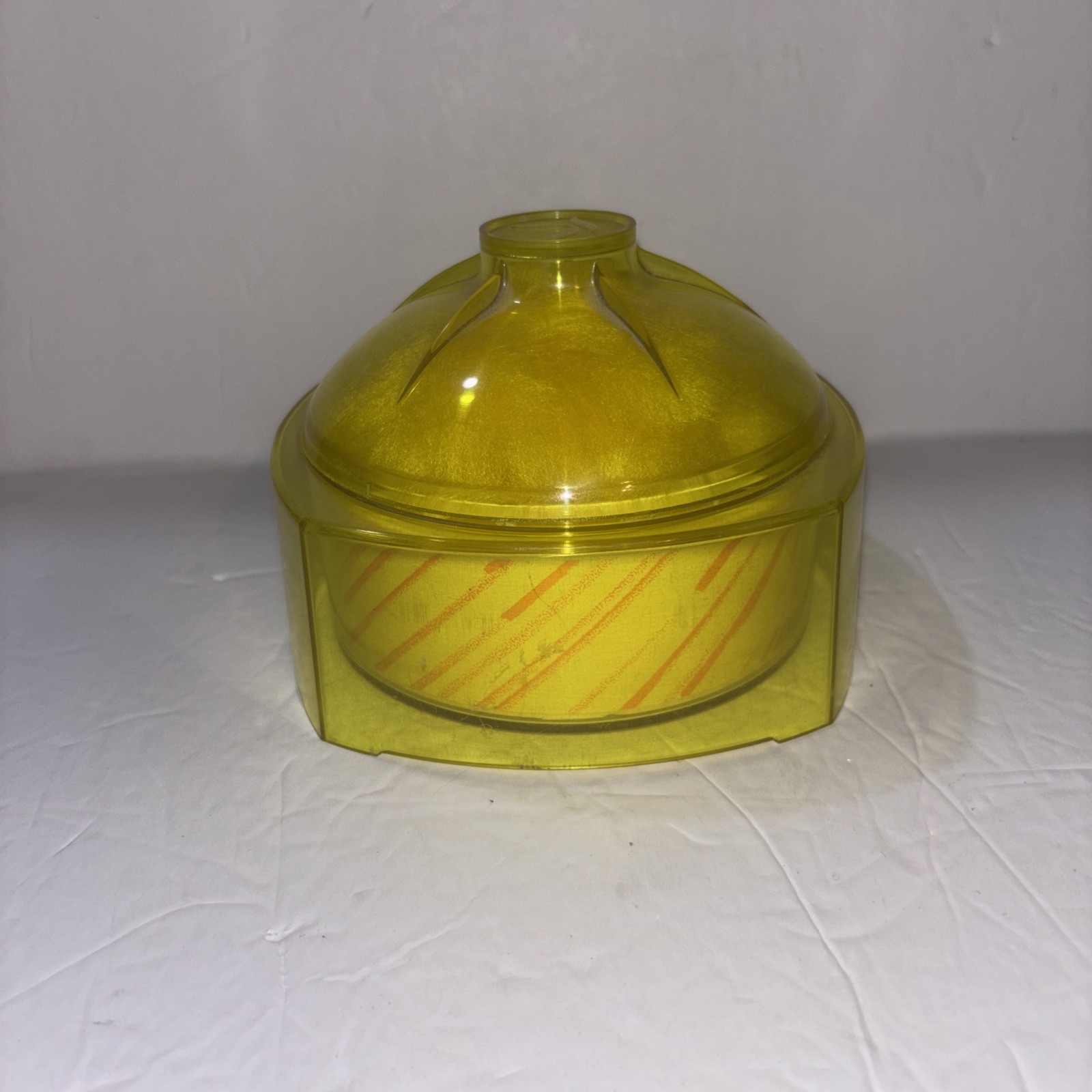 Vtg Rare 1960\'s Koscot Interplanetary Dreamy Yellow Acrylic Dusting Powder