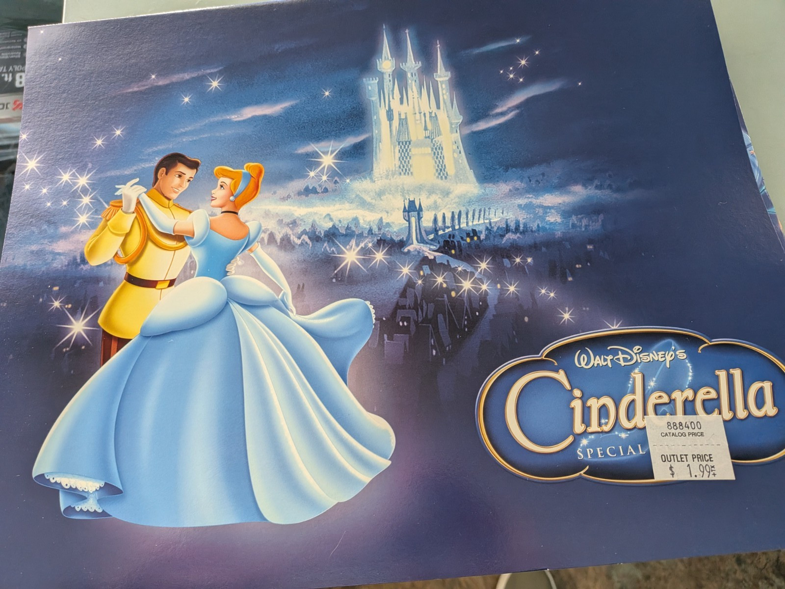 Walt Disney Cinderella Special Edition 4 Lithographs 11x14 Complete Portfolio