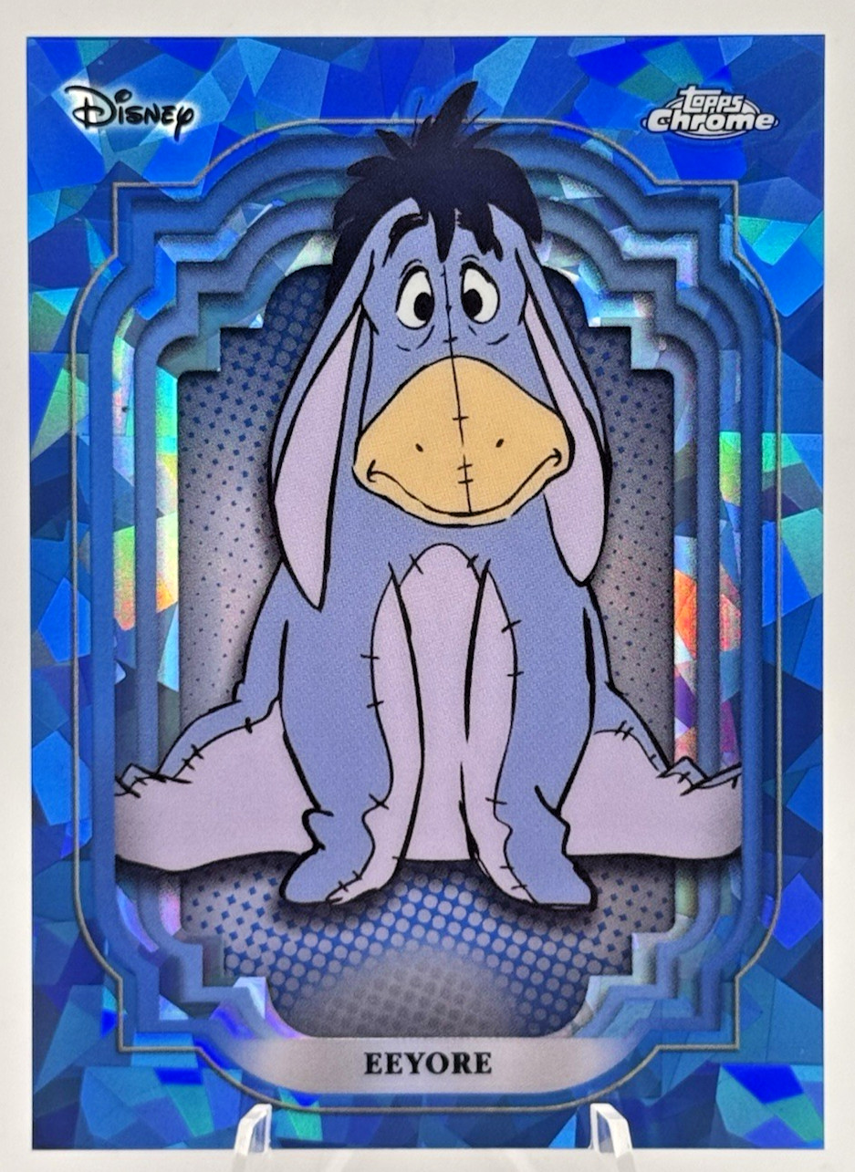 Eeyore 2024 Topps Chrome Disney Sapphire #126 Winnie the Pooh