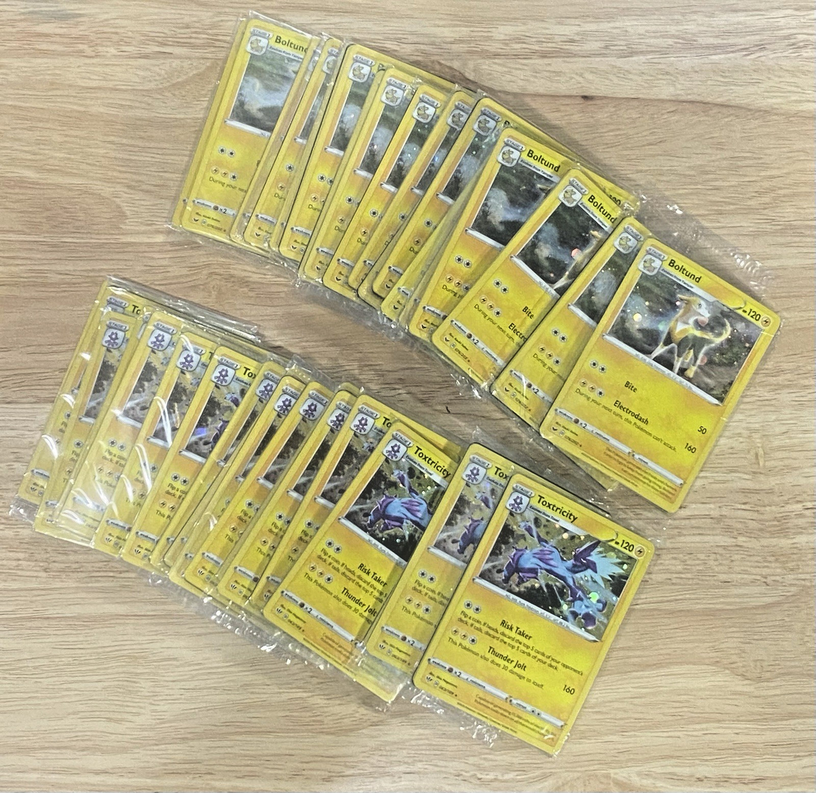 40 SEALED Toxtricity/Boltund Knockout Collection Sealed Promo Lot. X40