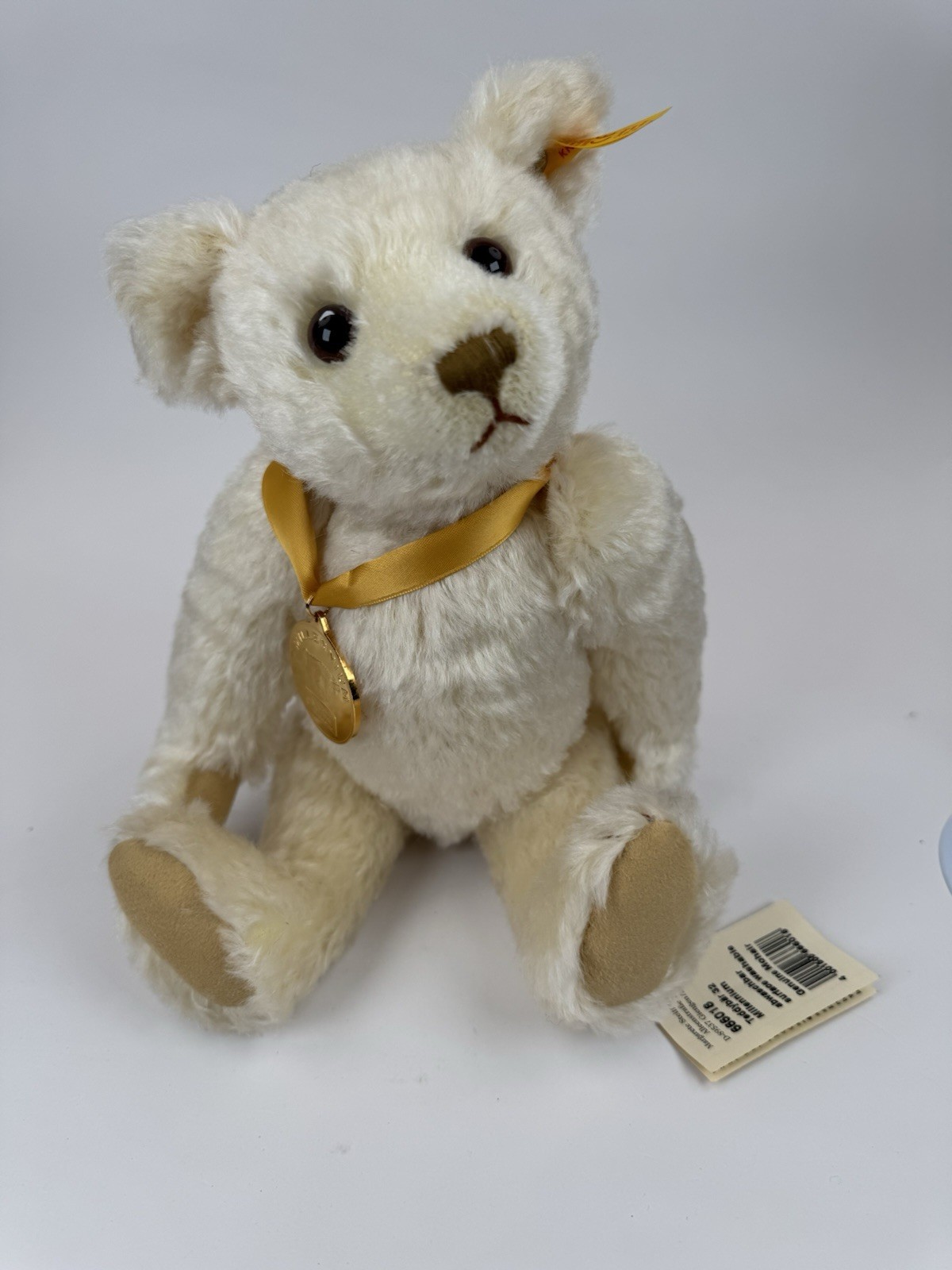 🧸 Steiff Millennium Teddy Bear (Model 666018) – Genuine Mohair – Made in DE