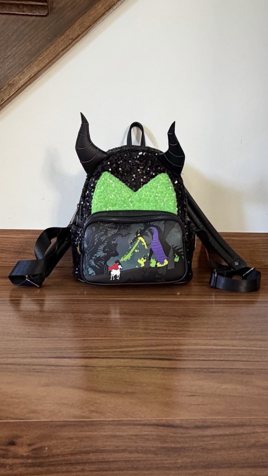 Disney Maleficent Mistress of All Evil Mini Backpack (Excellent condition)