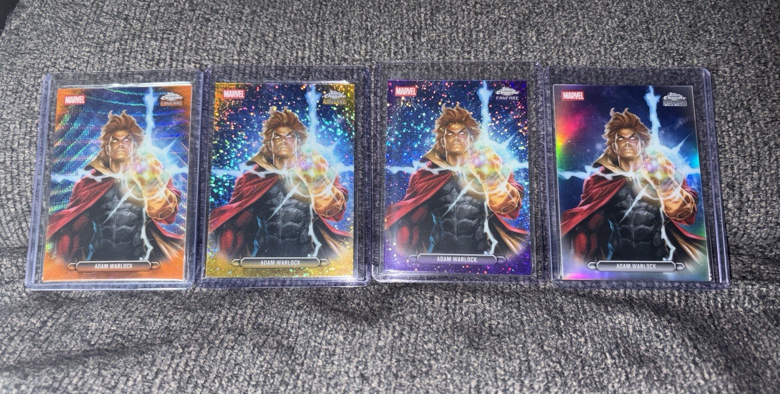 2026 Topps Chrome Marvel Comics Fanfare Adam Warlock FF-01 Orange /25,/50,/75
