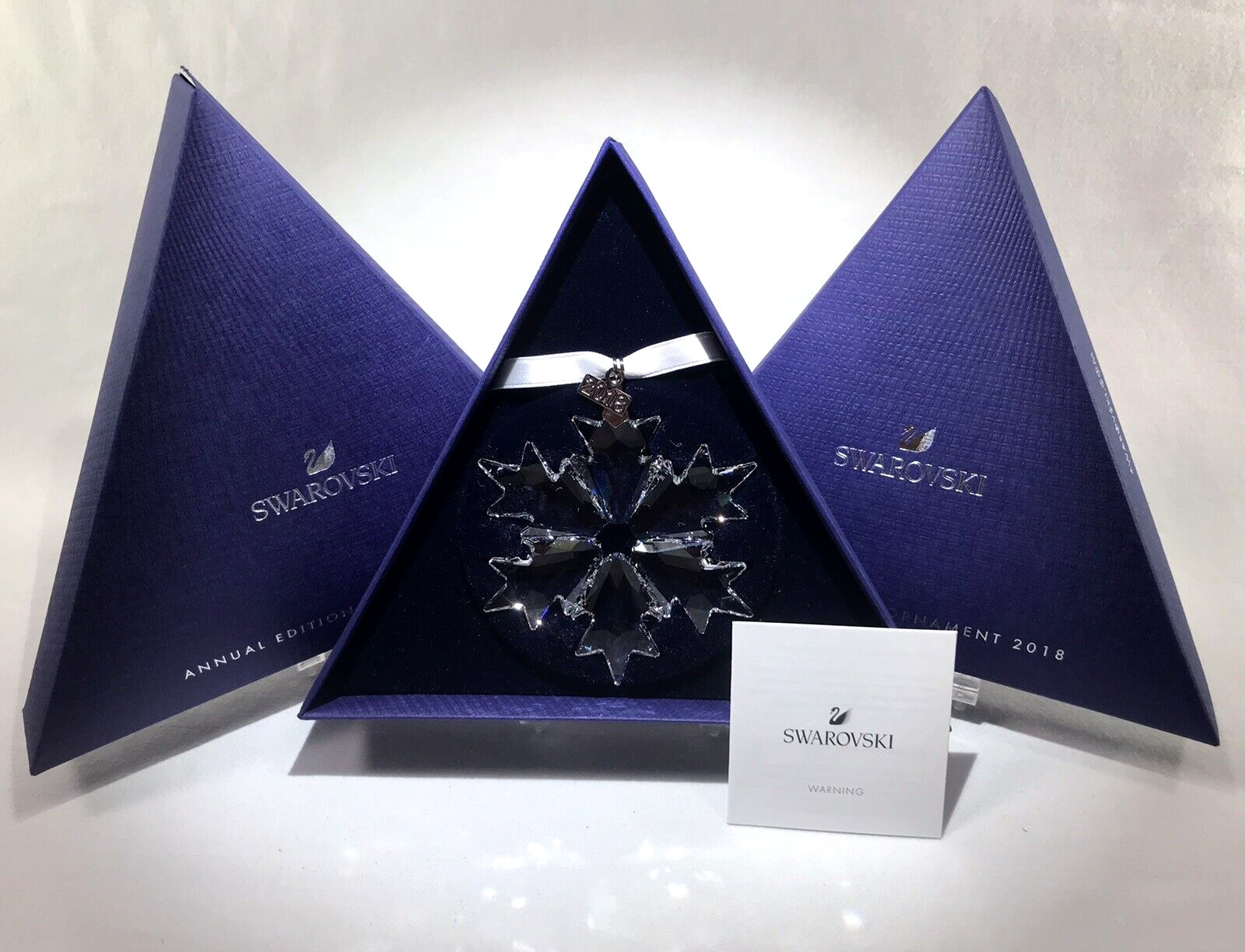 SWAROVSKI 2018 ANNUAL EDITION LARGE CLEAR ORNAMENT 5301575 AUTHENTIC *BRAND NEW*