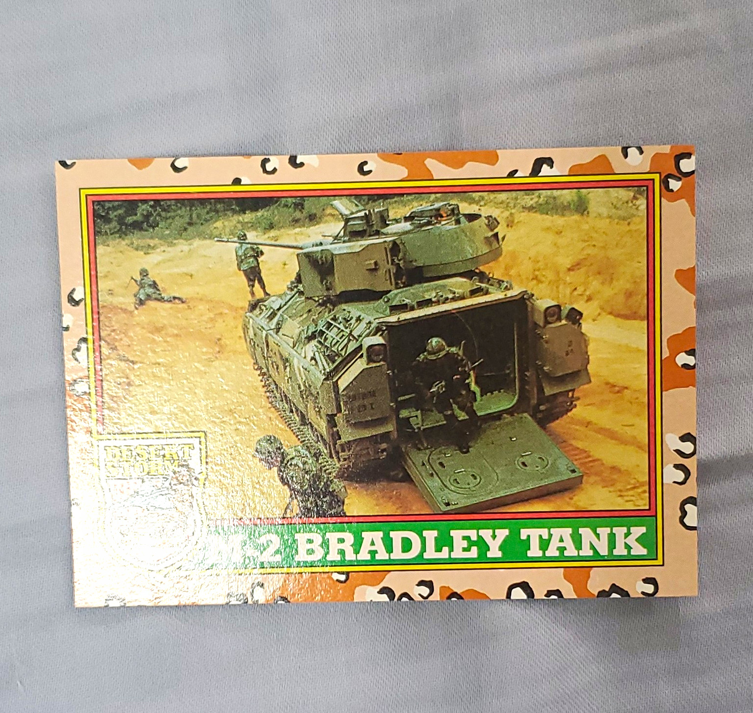 Topps 1991 Desert Storm M-2 Bradley Fighting Vehicle Trading Card #38
