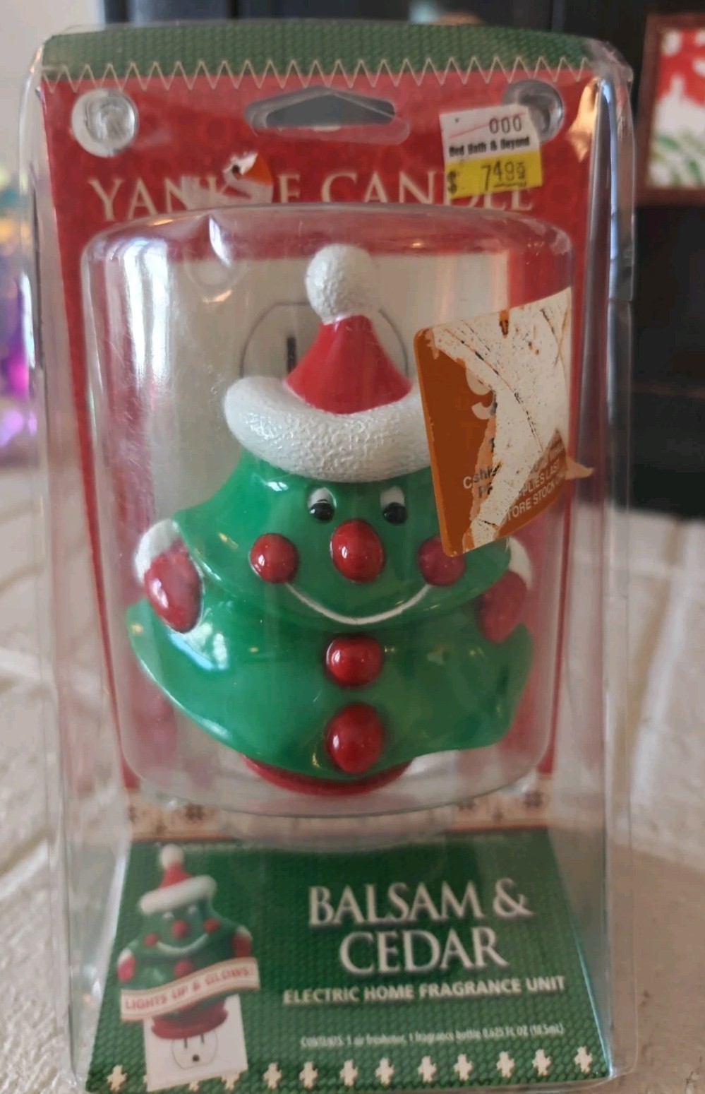 Yankee Candle Plug-In Christmas Tree Light-Up Air Freshener Scentplug
