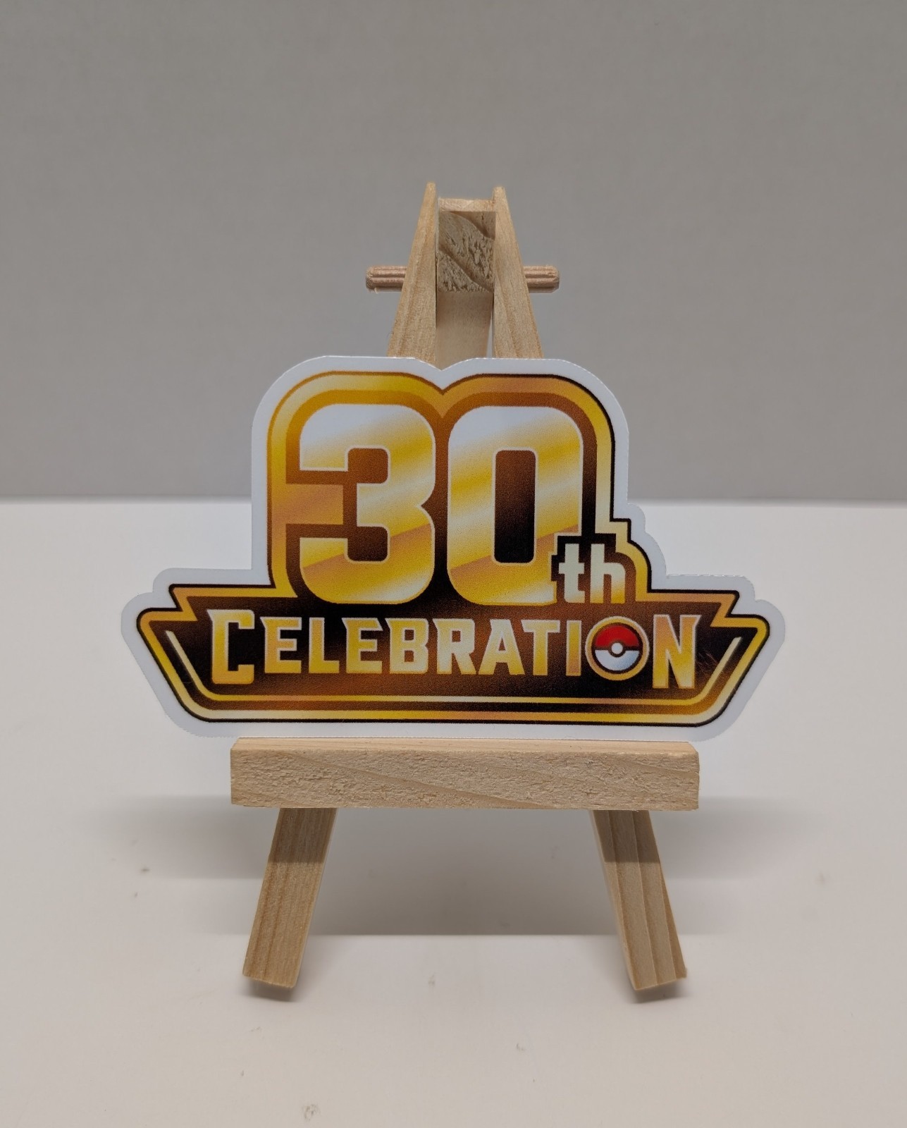 Pokémon TCG, 30th Celebration - Pokemon Binder Sticker - 4' X 2.25''