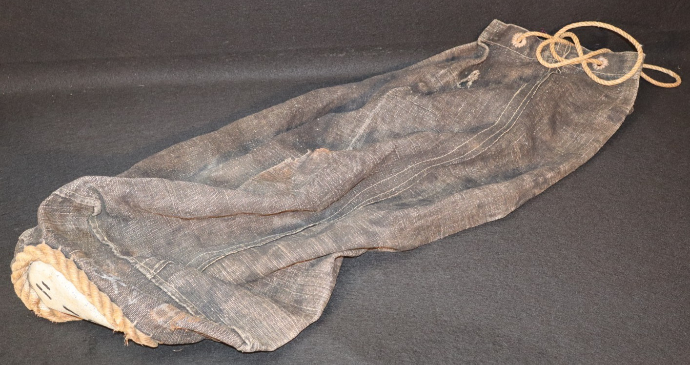 WW2 Imperial Japanese Navy Sailors Seabag 咲美宇田 Uda Sakumi Named 21 - 4 Unit Mark