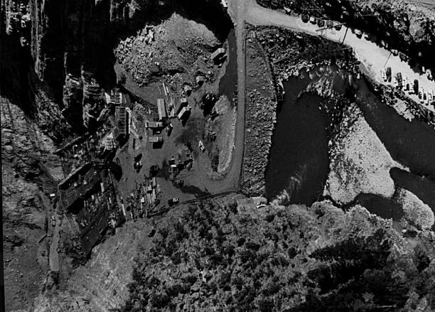 Flaming Gorge Dam & Reservoir Historic 1960s Old Photo 1