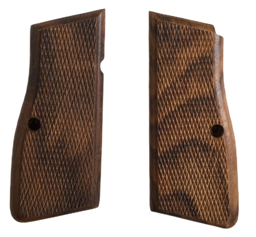 WWII GERMAN BROWNING HIGH-POWERED 9MM PISTOL WOODEN GRIPS