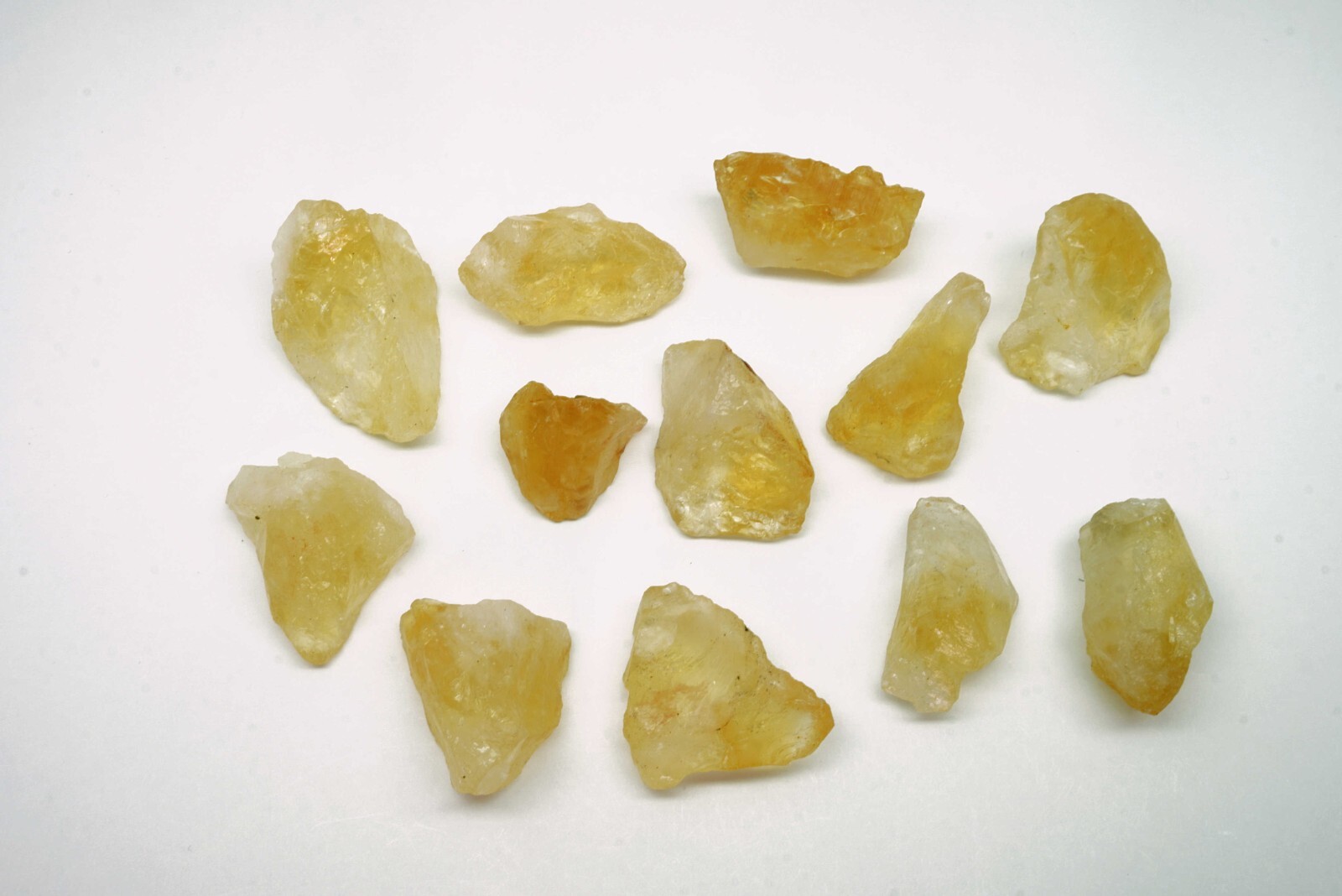 Citrine 1/4 Lb Natural Yellow Gold Crystal Chunks Gemstones