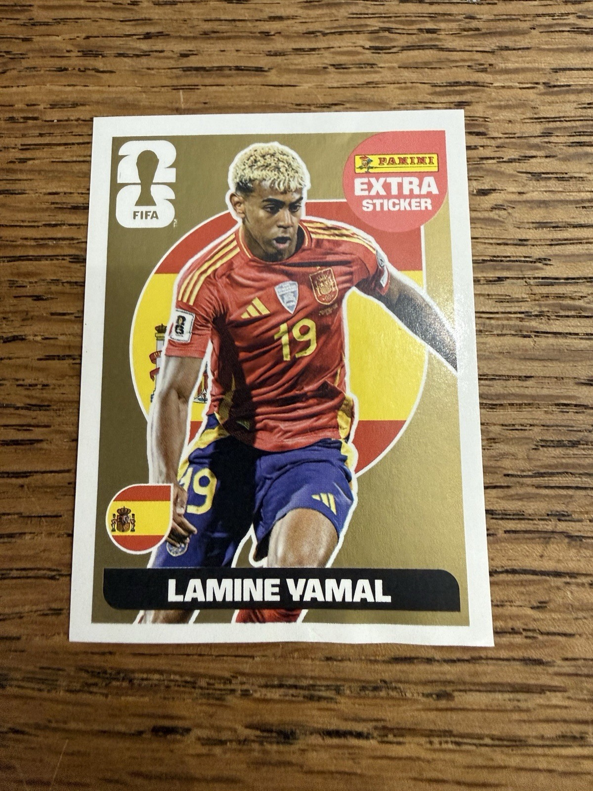 PANINI FIFA WORLD CUP 2026 Yamal Sheets Extra Sticker GOLD Gold Perfect