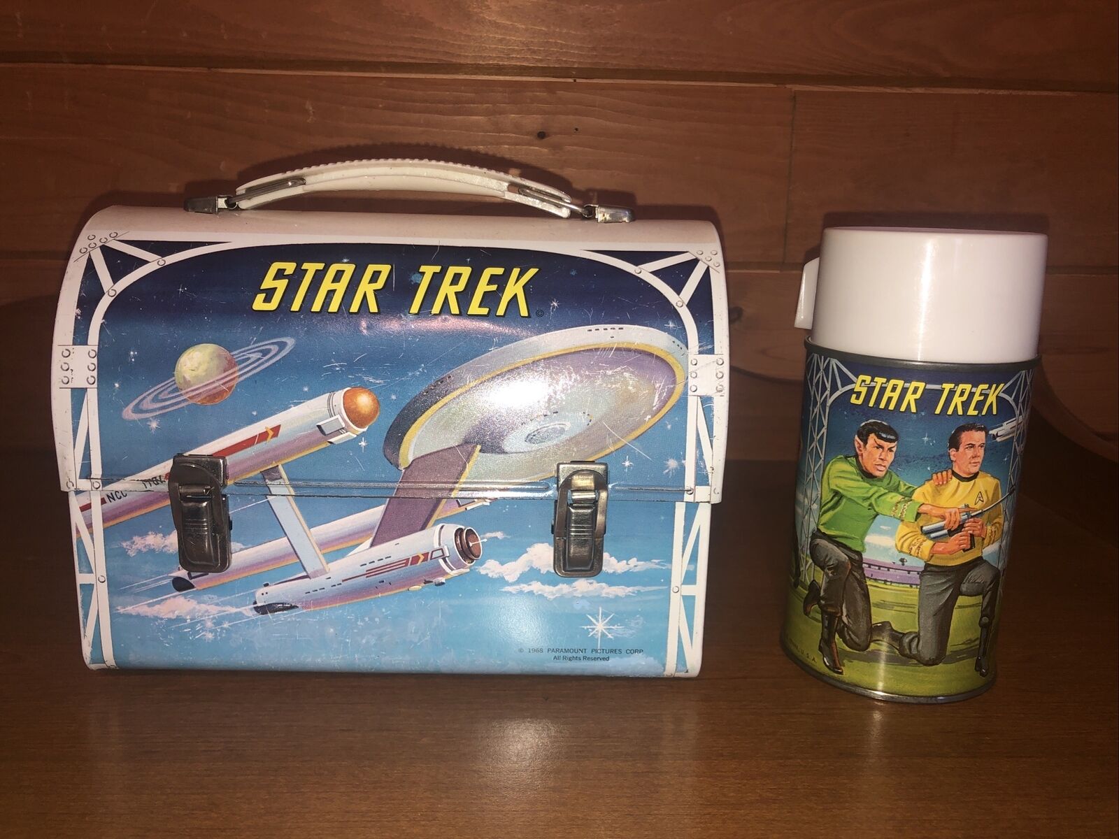 1968 Star Trek Lunchbox    Lunch box and Thermos