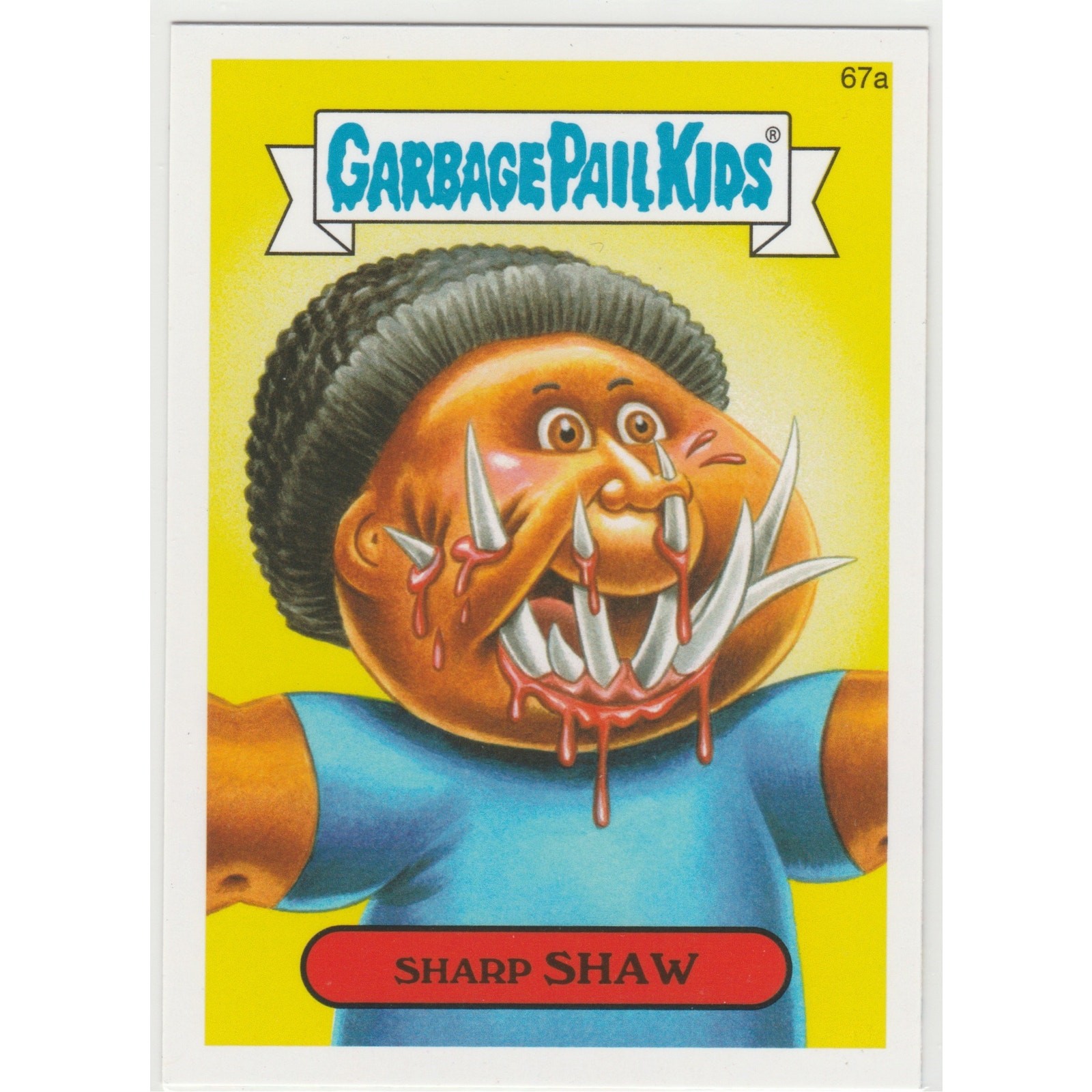 Sharp Shaw #67a Garbage Pail Kids GPK 2014 Series 2