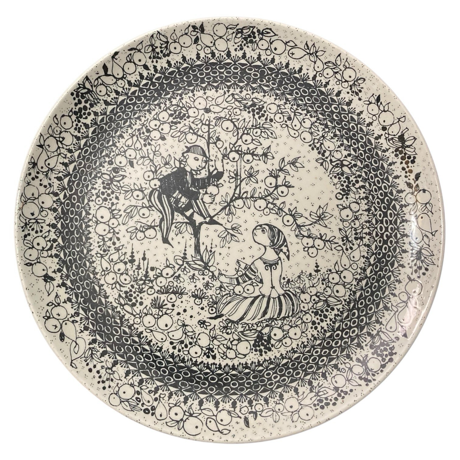 Vintage Bjørn Wiinblad The Seasons Autumn Plate Art Piece