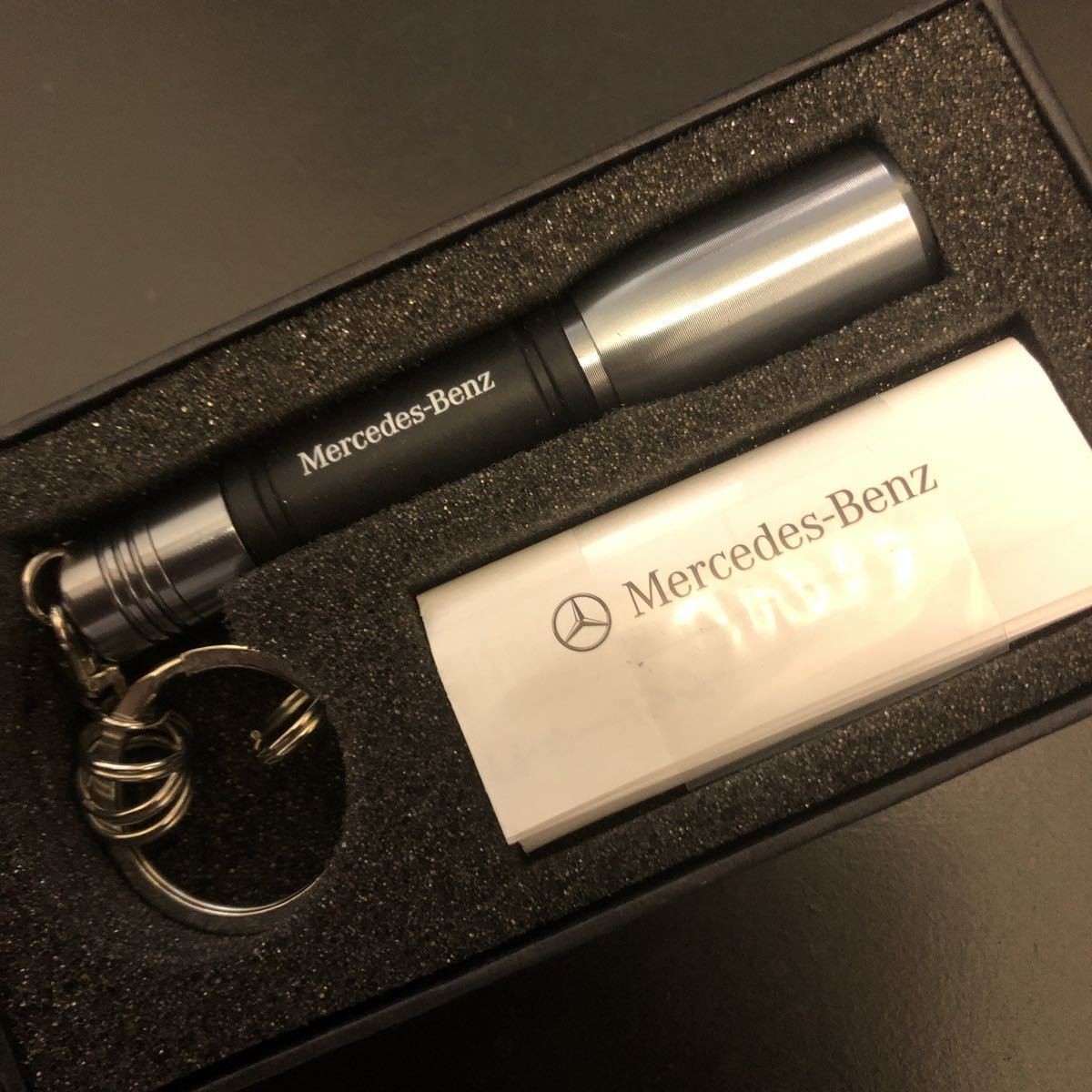 Official Mercedes Benz LED Light Keyring Keychain Novelty Boxed New