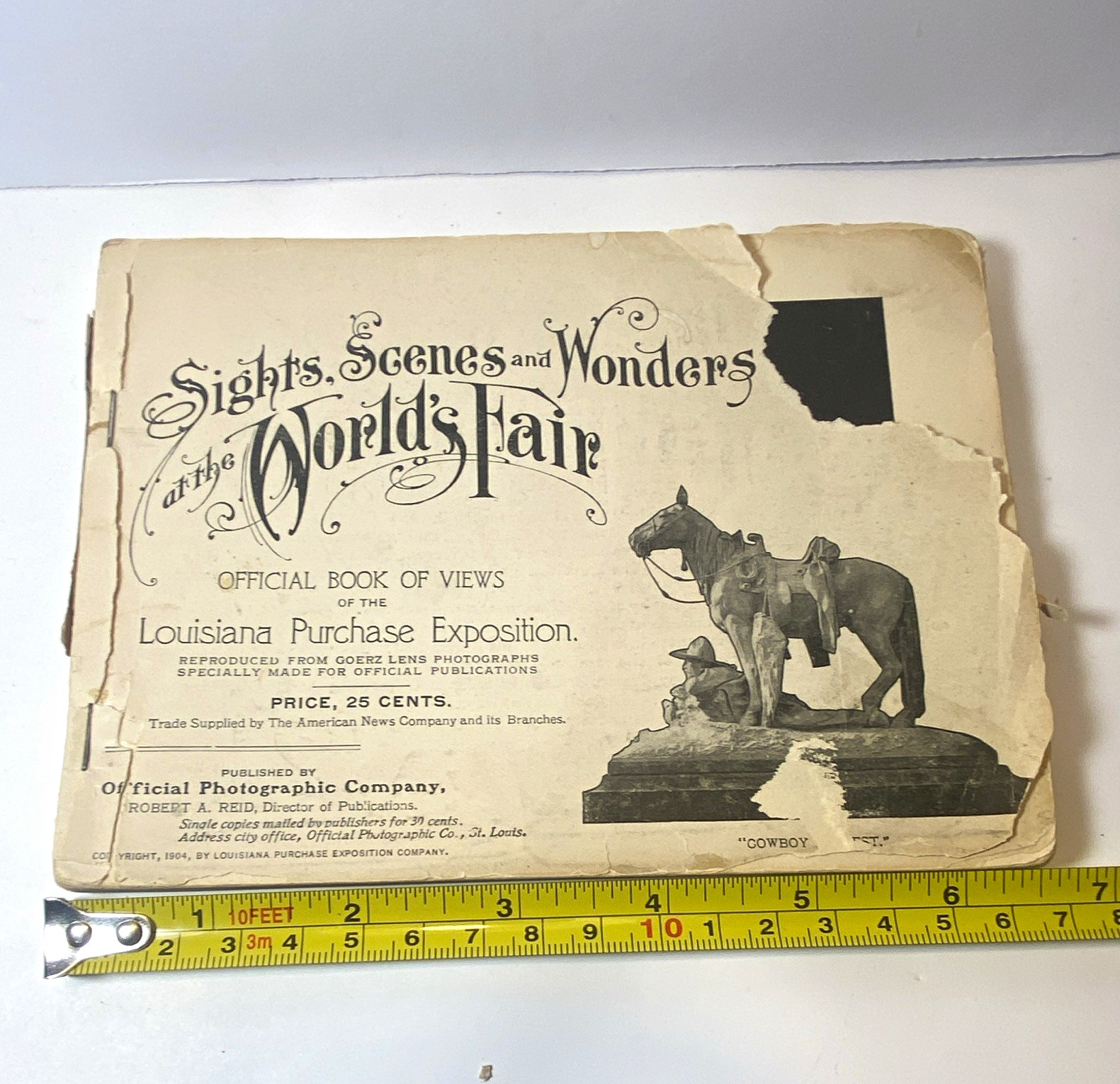 Vintage Photo book. World’s Fair Official Book of Views. 1904.