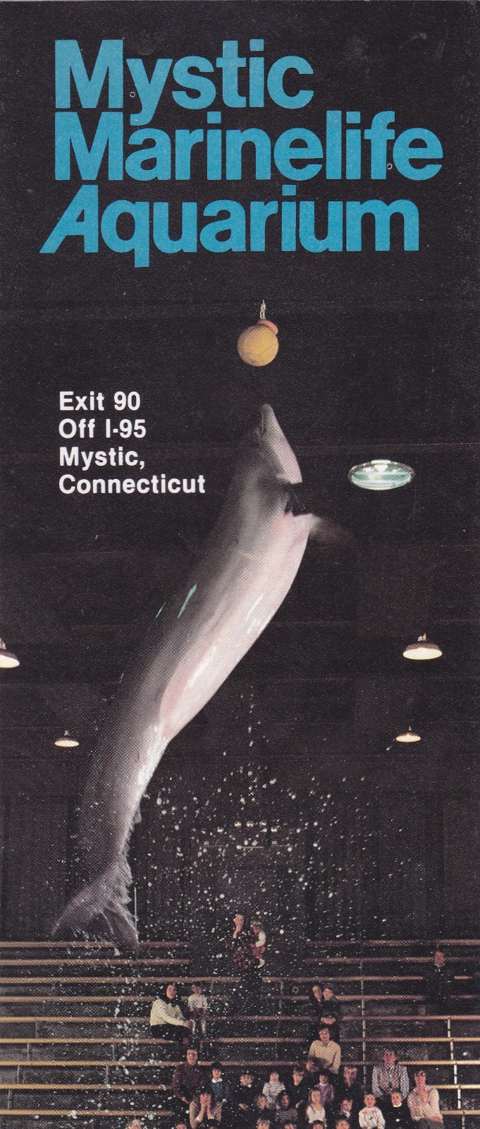 1980's Mystic Marinelife Aquarium Mystic Connecticut Brochure
