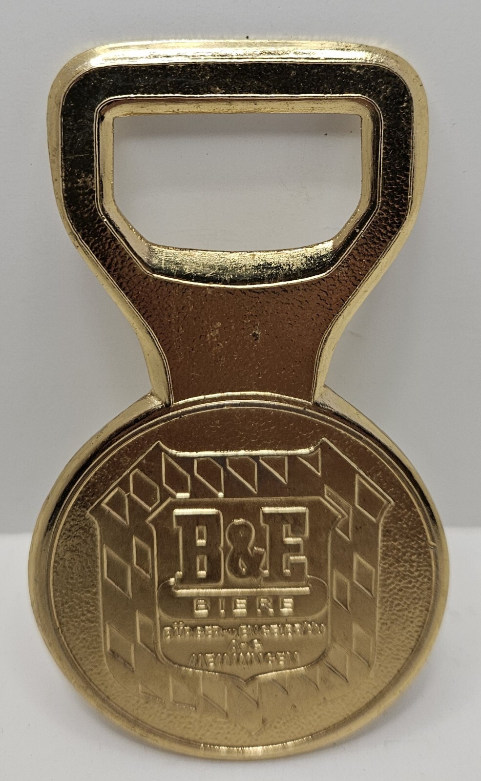 Vintage B & E Beer Bottle Opener Germany Biere Burger U. Engelbrau A-G Memmingen