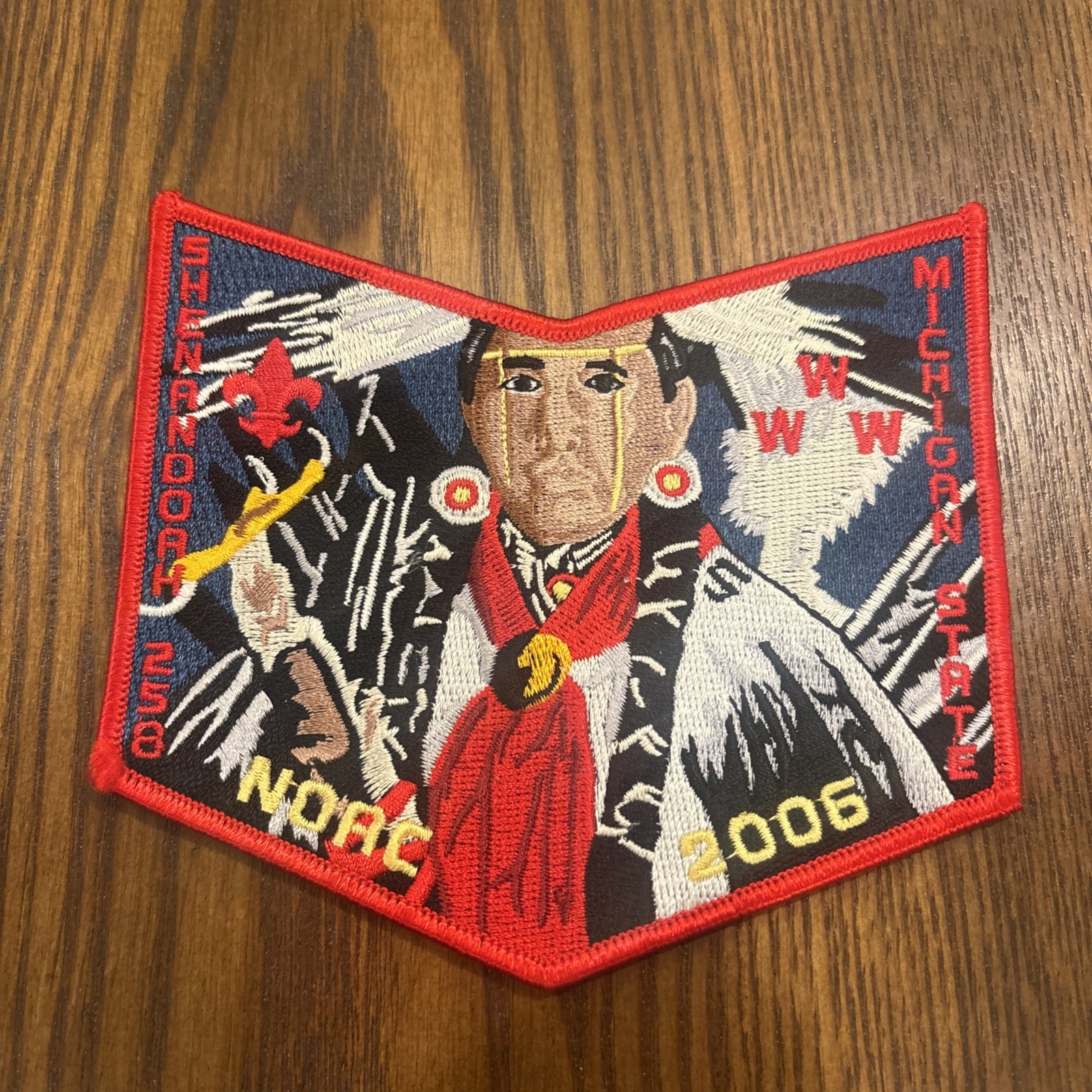 Shenandoah Lodge 258 2006 NOAC X Issue Chevron OA Patch