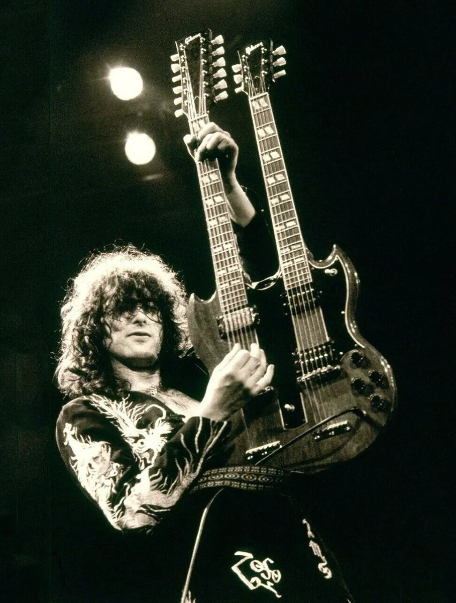 JIMMY PAGE LED ZEPPELIN Metal Fridge Magnet 3x4 7358