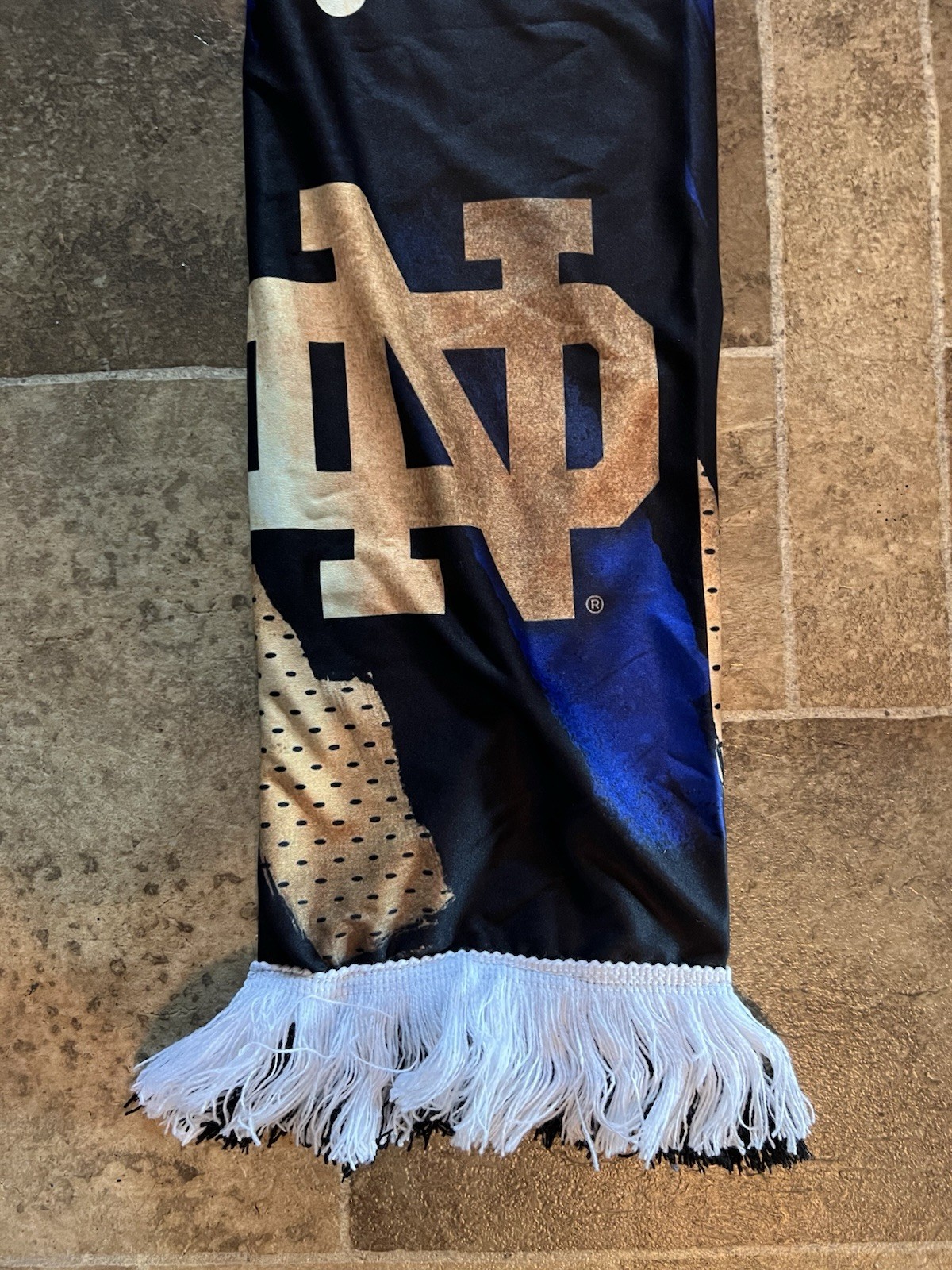 Guinness Beer Notre Dame Football Here Come The Irish Scarf Game Room Pub NEW